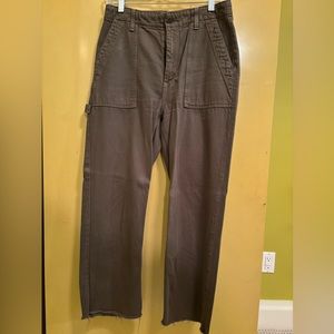 Reformation green cargo pants
